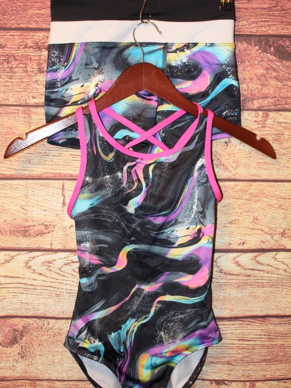 Justice Leotard and Short Set Size M (10)